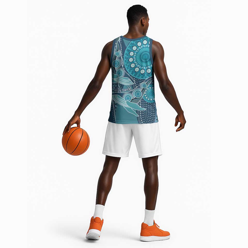 South Africa Whale Festival Personalized Basketball Jersey African Shwe Shwe Pattern - African Pride