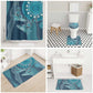 South Africa Whale Fes Bathroom Set African Shwe Shwe Pattern
