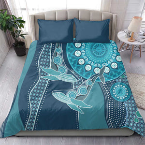 South Africa Whale Festival Bedding Set African Shwe Shwe Pattern - African Pride