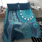 South Africa Whale Festival Bedding Set African Shwe Shwe Pattern - African Pride