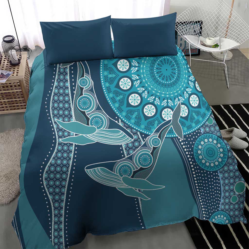 South Africa Whale Festival Bedding Set African Shwe Shwe Pattern - African Pride