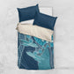 South Africa Whale Festival Bedding Set African Shwe Shwe Pattern - African Pride