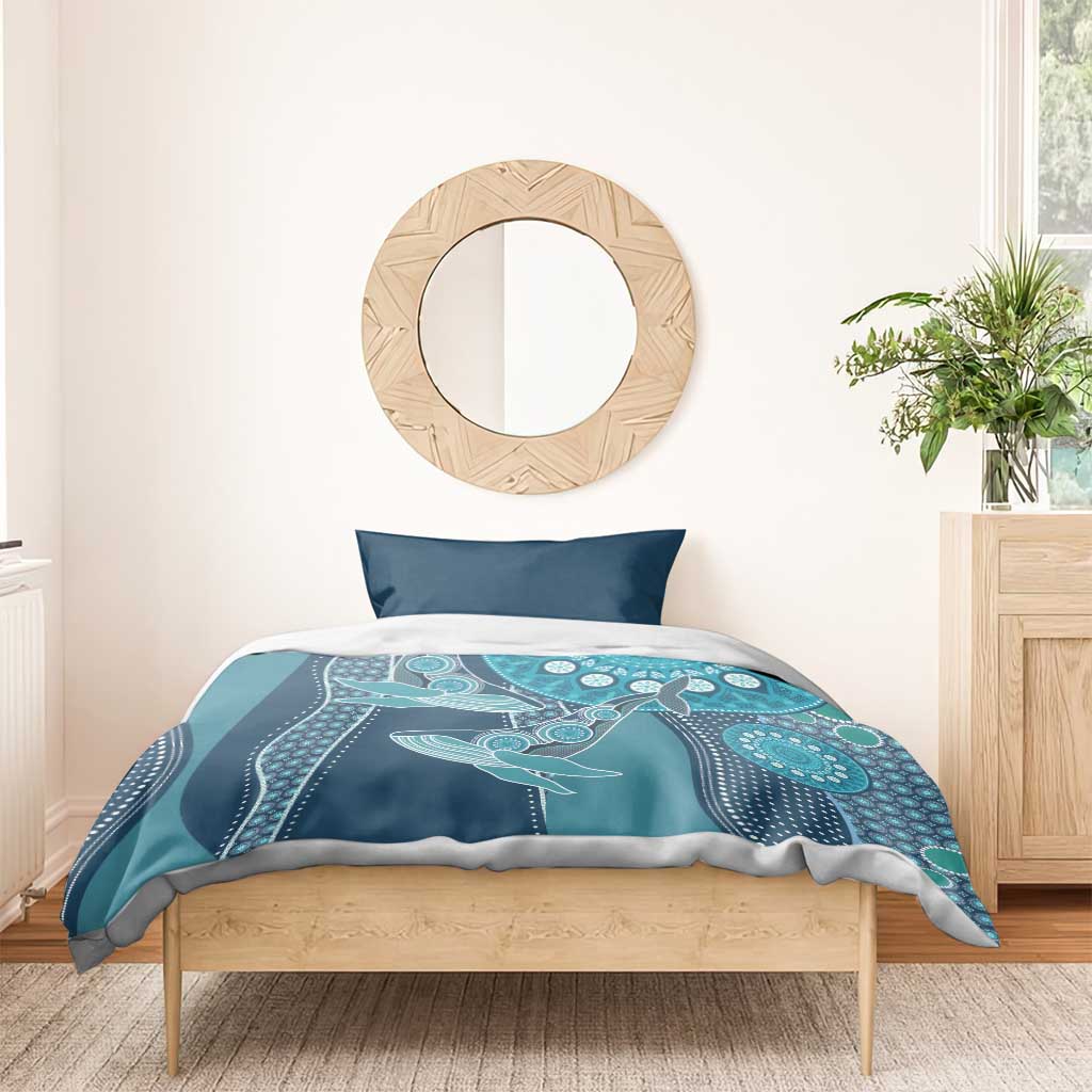 South Africa Whale Festival Bedding Set African Shwe Shwe Pattern - African Pride