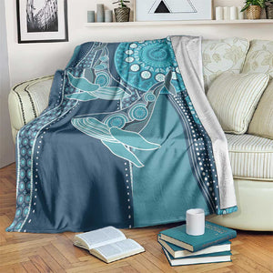 South Africa Whale Festival Blanket African Shwe Shwe Pattern - African Pride