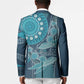 Personalized South Africa Whale Fes Blazer African Shwe Shwe Pattern