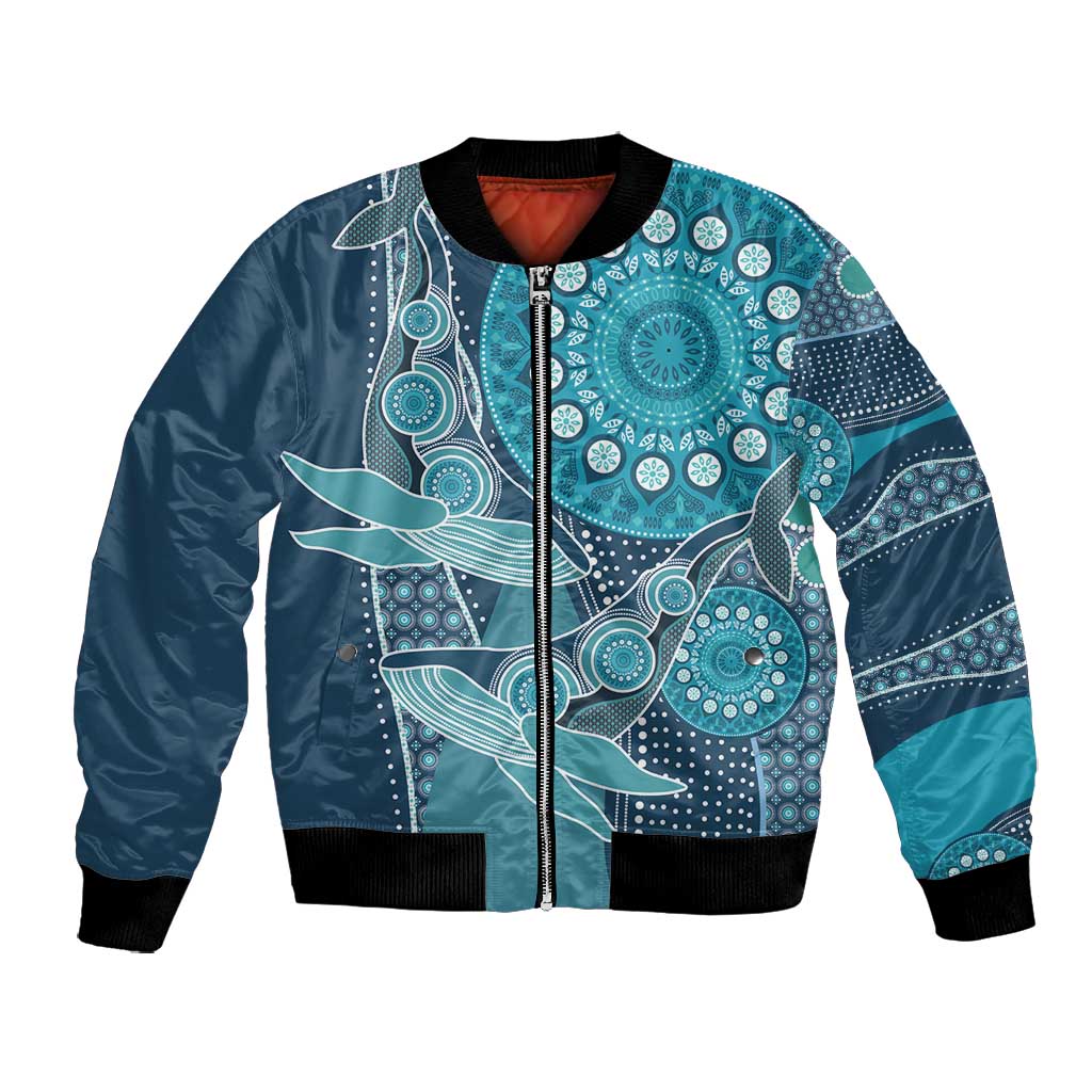 South Africa Whale Festival Personalized Bomber Jacket African Shwe Shwe Pattern - African Pride