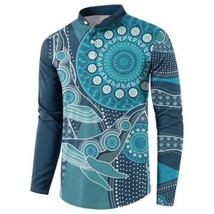 Personalized South Africa Whale Fes Button Sweatshirt African Shwe Shwe Pattern