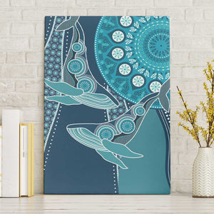 South Africa Whale Festival Canvas Wall Art African Shwe Shwe Pattern - African Pride