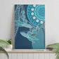 South Africa Whale Festival Canvas Wall Art African Shwe Shwe Pattern - African Pride