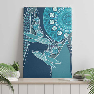 South Africa Whale Festival Canvas Wall Art African Shwe Shwe Pattern - African Pride