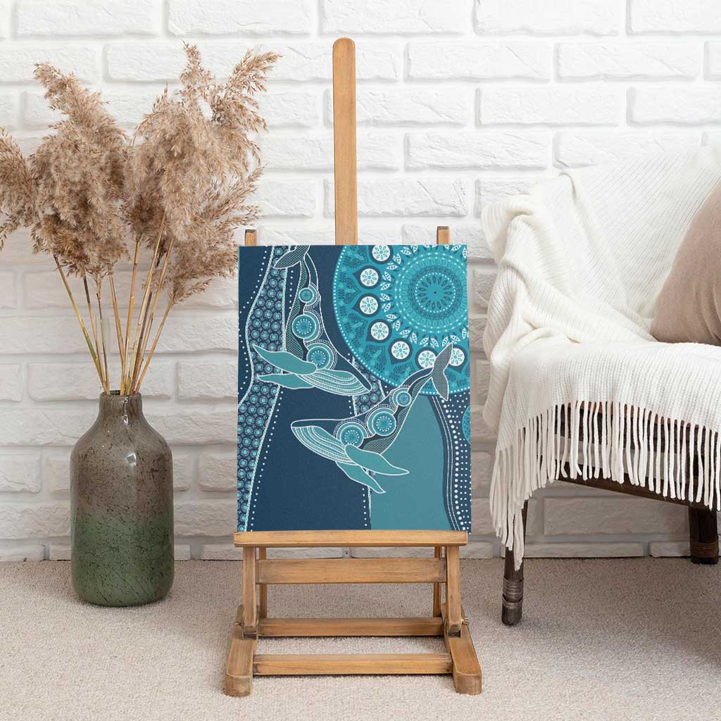 South Africa Whale Festival Canvas Wall Art African Shwe Shwe Pattern - African Pride