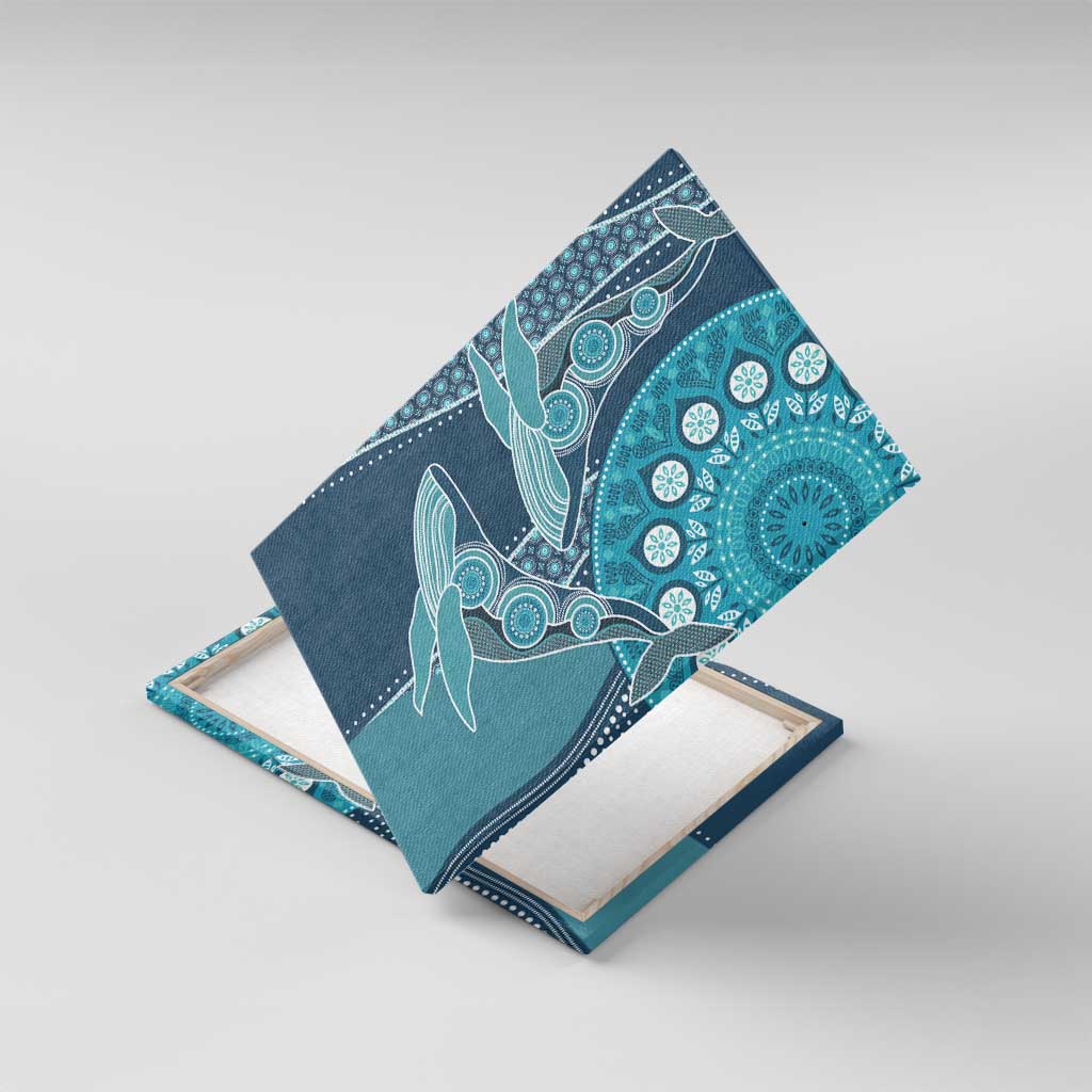 South Africa Whale Festival Canvas Wall Art African Shwe Shwe Pattern - African Pride