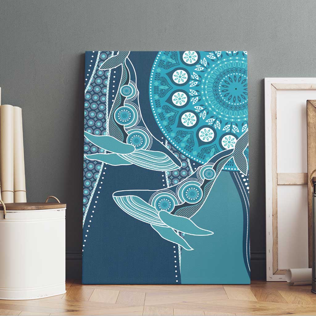 South Africa Whale Festival Canvas Wall Art African Shwe Shwe Pattern - African Pride