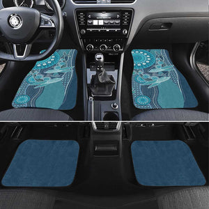 South Africa Whale Festival Personalized Car Mats African Shwe Shwe Pattern - African Pride
