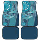 South Africa Whale Festival Personalized Car Mats African Shwe Shwe Pattern - African Pride