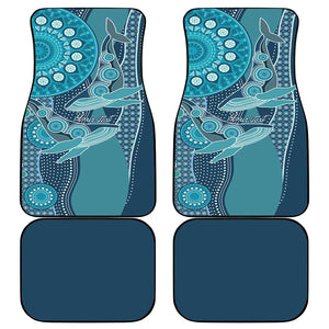 South Africa Whale Festival Personalized Car Mats African Shwe Shwe Pattern - African Pride