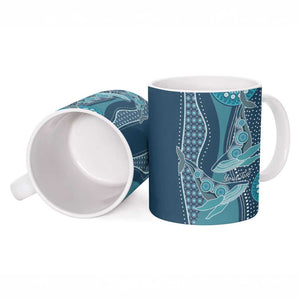 Personalized South Africa Whale Fes Ceramic Mug African Shwe Shwe Pattern