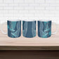 Personalized South Africa Whale Fes Ceramic Mug African Shwe Shwe Pattern