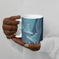 Personalized South Africa Whale Fes Ceramic Mug African Shwe Shwe Pattern