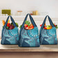 South Africa Whale Festival Grocery Bag African Shwe Shwe Pattern - African Pride