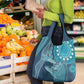 South Africa Whale Festival Grocery Bag African Shwe Shwe Pattern - African Pride