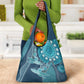 South Africa Whale Festival Grocery Bag African Shwe Shwe Pattern - African Pride