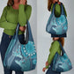 South Africa Whale Festival Grocery Bag African Shwe Shwe Pattern - African Pride