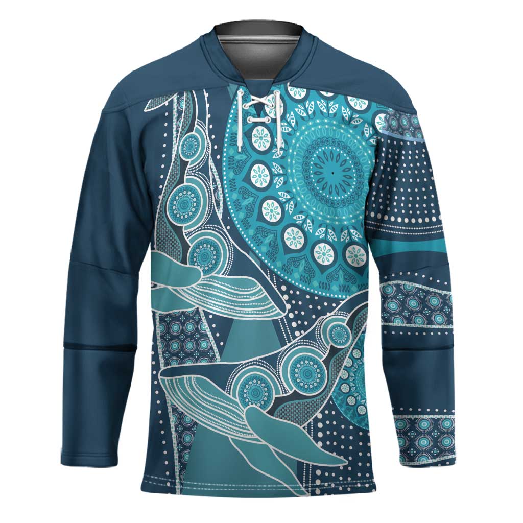 Personalized South Africa Whale Fes Hockey Jersey African Shwe Shwe Pattern