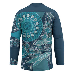 Personalized South Africa Whale Fes Hockey Jersey African Shwe Shwe Pattern