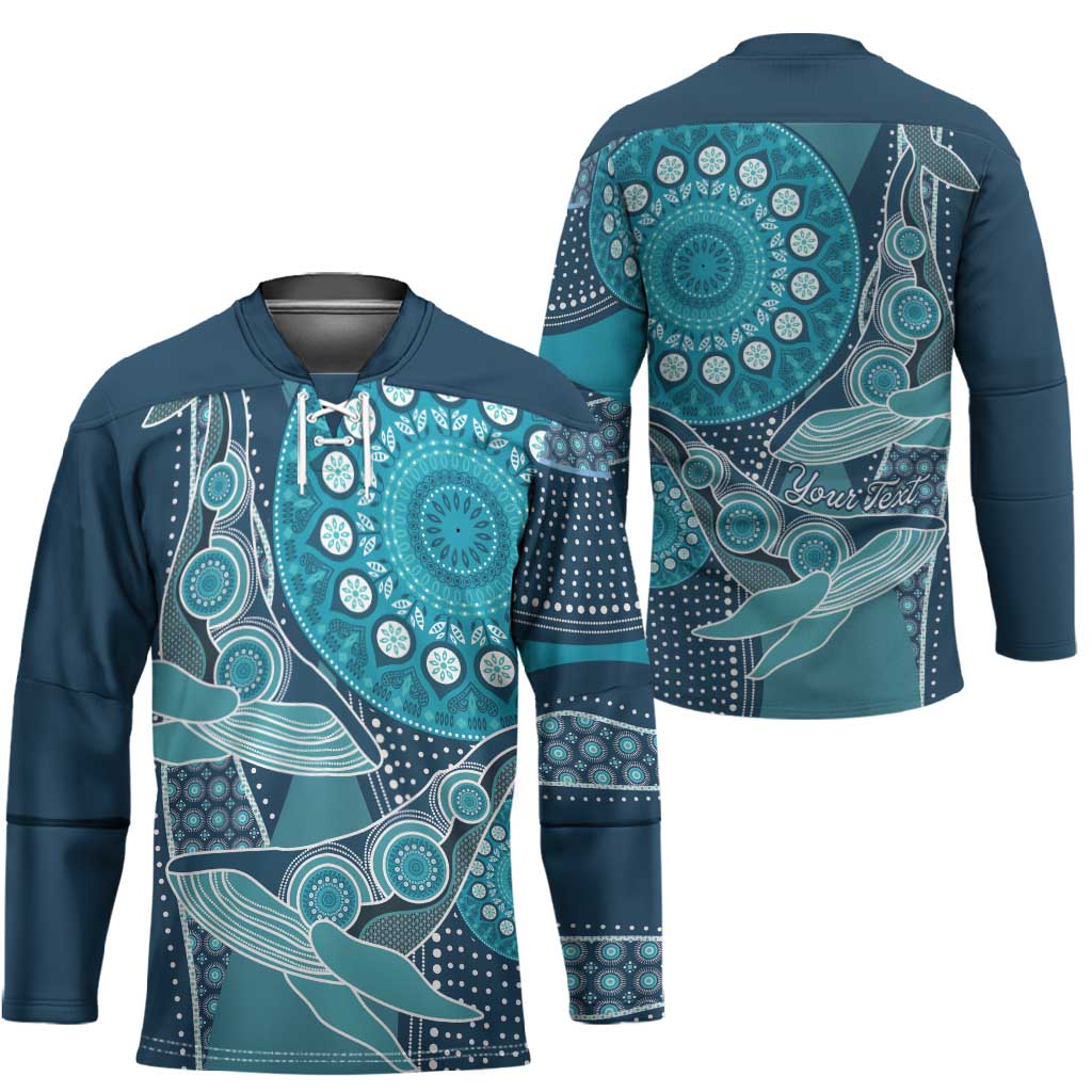Personalized South Africa Whale Fes Hockey Jersey African Shwe Shwe Pattern