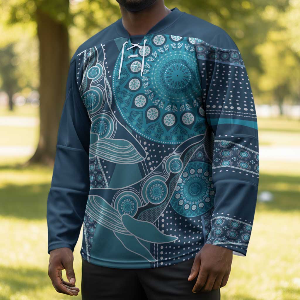 Personalized South Africa Whale Fes Hockey Jersey African Shwe Shwe Pattern