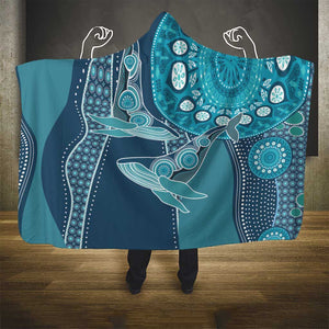 South Africa Whale Festival Hooded Blanket African Shwe Shwe Pattern - African Pride