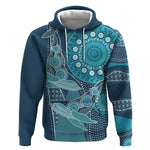South Africa Whale Festival Personalized Hoodie African Shwe Shwe Pattern - African Pride