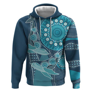 South Africa Whale Festival Personalized Hoodie African Shwe Shwe Pattern - African Pride