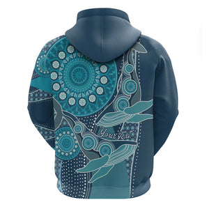 South Africa Whale Festival Personalized Hoodie African Shwe Shwe Pattern - African Pride