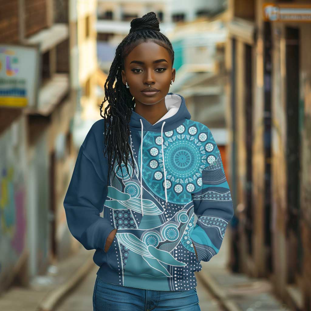 South Africa Whale Festival Personalized Hoodie African Shwe Shwe Pattern - African Pride