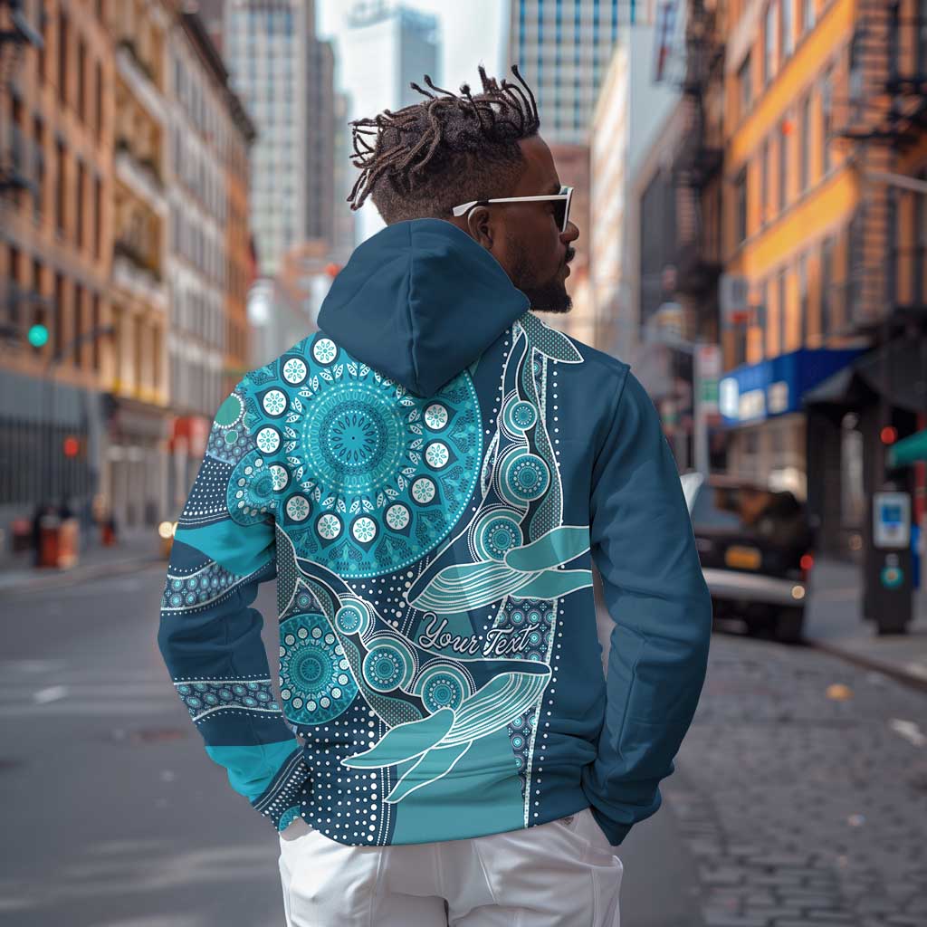 South Africa Whale Festival Personalized Hoodie African Shwe Shwe Pattern - African Pride