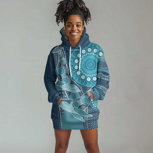 South Africa Whale Festival Personalized Hoodie Dress African Shwe Shwe Pattern - African Pride