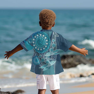 South Africa Whale Festival Personalized Kid Hawaiian Shirt African Shwe Shwe Pattern - African Pride