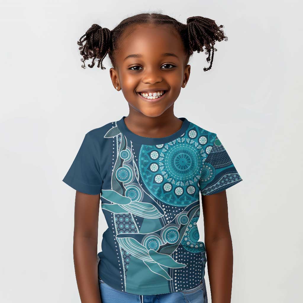 South Africa Whale Festival Personalized Kid T shirt African Shwe Shwe Pattern - African Pride
