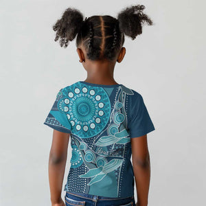 South Africa Whale Festival Personalized Kid T shirt African Shwe Shwe Pattern - African Pride