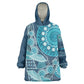 South Africa Whale Festival Personalized Kid Wearable Blanket Hoodie African Shwe Shwe Pattern - African Pride