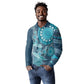 South Africa Whale Festival Personalized Long Sleeve Polo Shirt African Shwe Shwe Pattern - African Pride
