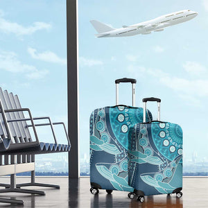 South Africa Whale Festival Luggage Cover African Shwe Shwe Pattern - African Pride