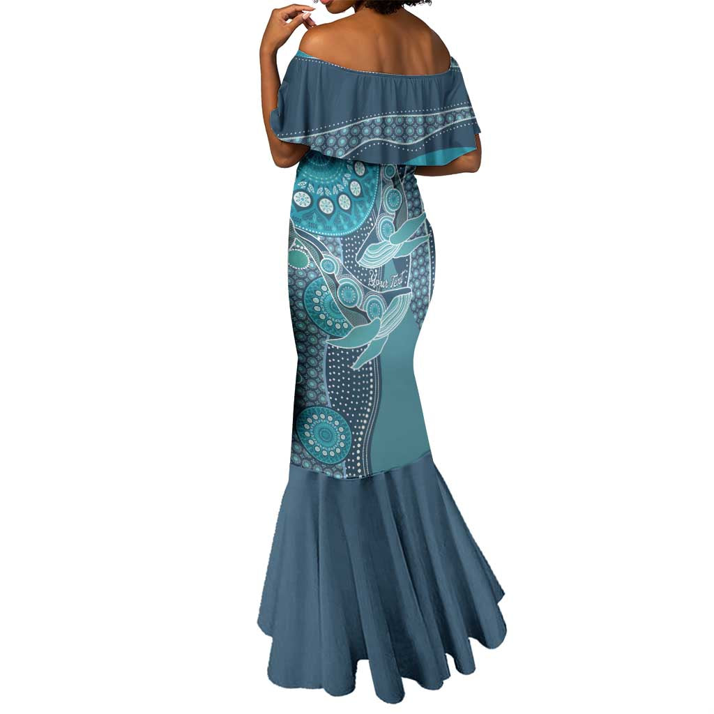South Africa Whale Festival Personalized Mermaid Dress African Shwe Shwe Pattern - African Pride