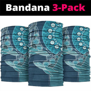 South Africa Whale Festival Neck Gaiter African Shwe Shwe Pattern - African Pride