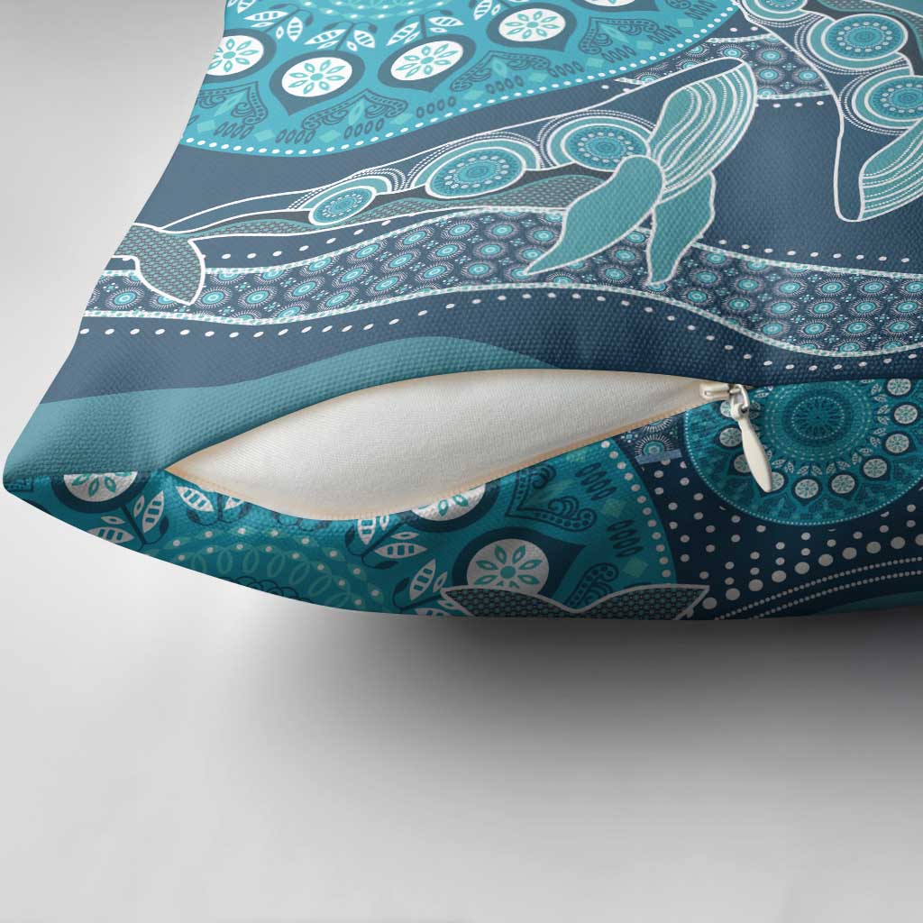 South Africa Whale Fes Pillow Cover African Shwe Shwe Pattern