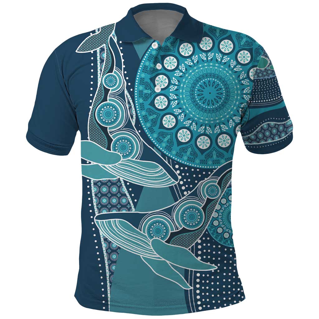 South Africa Whale Festival Personalized Polo Shirt African Shwe Shwe Pattern - African Pride