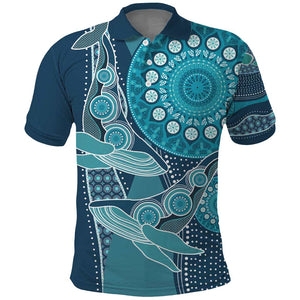 South Africa Whale Festival Personalized Polo Shirt African Shwe Shwe Pattern - African Pride