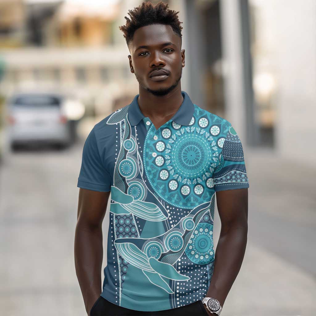 South Africa Whale Festival Personalized Polo Shirt African Shwe Shwe Pattern - African Pride